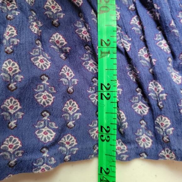 American Eagle Floral Tiered Boho Top womens Prairie Popover Lightweight Size XS - Picture 5 of 6